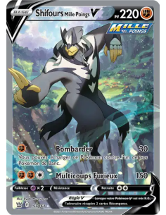 Shifours Mille Poings V 153-163 - Carte Pokémon Épée et Bouclier Styles de Combat [FR] - Accueil | Keytwo.be votre boutique Poké