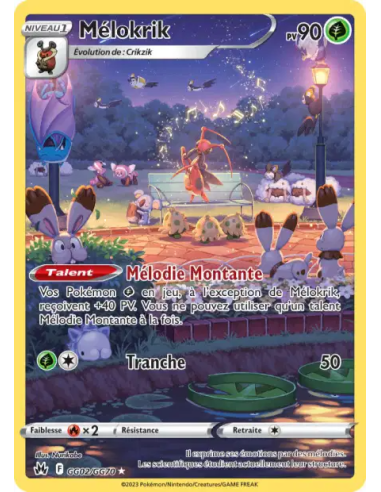 Mélokrik GG02-GG70 - Carte Pokémon Épée et Bouclier Zénith Suprême [FR] - Accueil | Keytwo.be votre boutique Pokémon de référenc