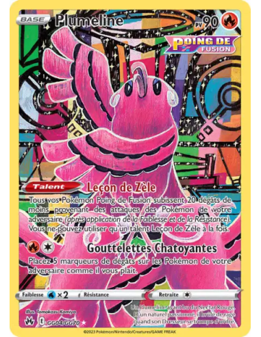 Plumeline GG04-GG70 - Carte Pokémon Épée et Bouclier Zénith Suprême [FR] - Accueil | Keytwo.be votre boutique Pokémon de référen