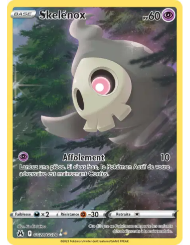 Skelénox GG28-GG70 - Carte Pokémon Épée et Bouclier Zénith Suprême [FR] - Accueil | Keytwo.be votre boutique Pokémon de référenc