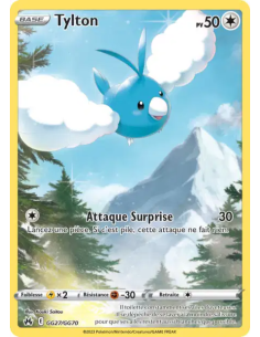 Tylton GG27-GG70 - Carte Pokémon Épée et Bouclier Zénith Suprême [FR] - Accueil | Keytwo.be votre boutique Pokémon de référence