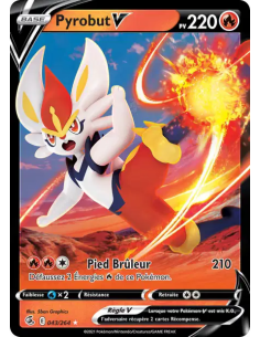 Pyrobut V 43-264 - Carte Pokémon Épée et Bouclier Poing de Fusion [FR] - Accueil | Keytwo.be votre boutique Pokémon de référence