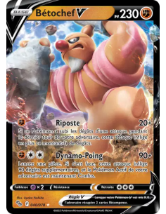 Bétochef-V 40-78 - Carte Pokémon Épée et Bouclier Pokémon GO [FR] - Accueil | Keytwo.be votre boutique Pokémon de référence