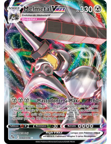 Melmetal VMAX 48-78 - Carte Pokémon Épée et Bouclier Pokémon GO [FR] - Accueil | Keytwo.be votre boutique Pokémon de référence