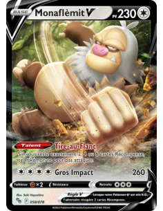 Monaflèmit-V 58-78 - Carte Pokémon Épée et Bouclier Pokémon GO [FR] - Accueil | Keytwo.be votre boutique Pokémon de référence