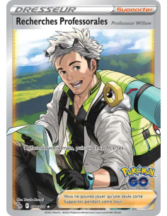 Recherches Professorales Professeur Willow 78-78 - Carte Pokémon Épée et Bouclier Pokémon GO [FR] - Accueil | Keytwo.be votre bo