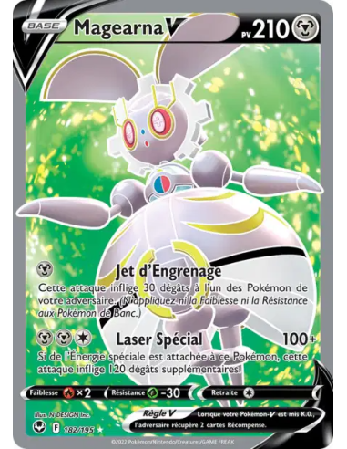 Magearna V 182-195 - Carte Pokémon Épée et Bouclier Tempête Argentée [FR] - Accueil | Keytwo.be votre boutique Pokémon de référe