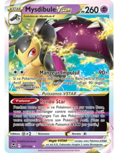 Mysdibule VSTAR 071-195 - Carte Pokémon Épée et Bouclier Tempête Argentée [FR] - Accueil | Keytwo.be votre boutique Pokémon de r