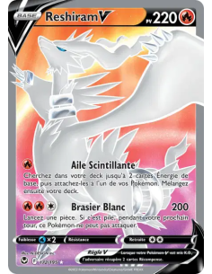 Reshiram V 172-195 - Carte Pokémon Épée et Bouclier Tempête Argentée [FR] - Accueil | Keytwo.be votre boutique Pokémon de référe