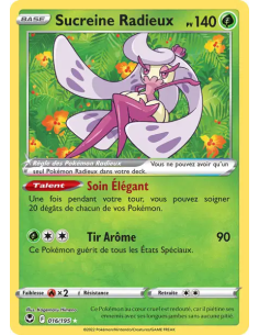 Sucreine Radieux 016-195 - Carte Pokémon Épée et Bouclier Tempête Argentée [FR] - Accueil | Keytwo.be votre boutique Pokémon de 
