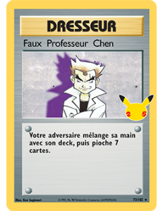 Faux Professeur Chen 73-102 - Carte Pokémon Épée et...