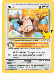 Mélo 20-111 - Carte Pokémon Épée et Bouclier Célébrations...