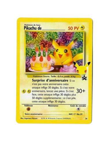 Pikachu de _____ 24-25 - Carte Pokémon Épée et...
