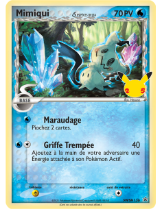 Mimiqui δ Espèces Delta SWSH136 - Carte Pokémon Épée et...