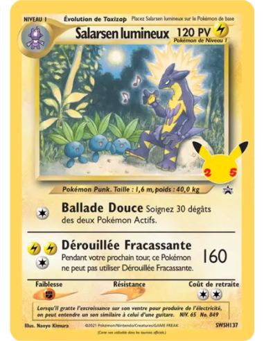 Salarsen lumineux SWSH137 - Carte Pokémon Épée...