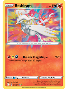 Reshiram 17-72 - Carte Pokémon Épée et Bouclier Destinées...