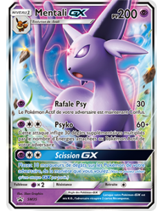 Mentali GX SM35 - Carte Pokémon Soleil et Lune Promos...