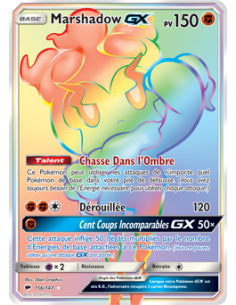 Marshadow GX 156-147 - Carte Pokémon Soleil et Lune...