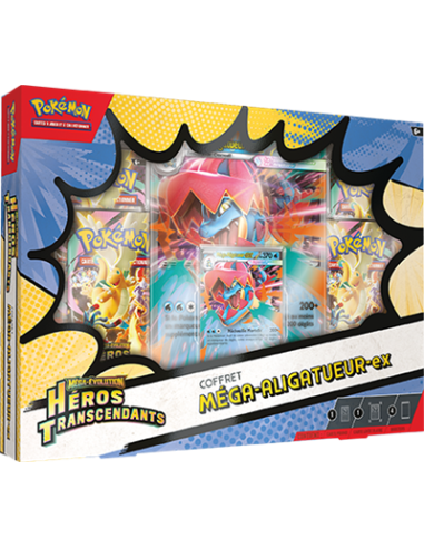 Coffret  Pokémon ME2.5 Méga Aligatueur ex [FR] - Accueil | Keytwo.be votre boutique Pokémon de référence