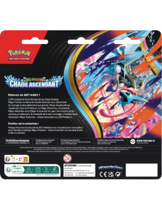 Tripack Pokémon ME04 Chaos Ascendant [FR] - Accueil | Keytwo.be votre boutique Pokémon de référence 2