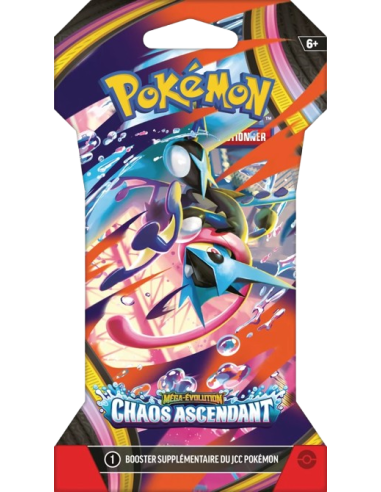 Booster blister Pokémon ME04 Chaos Ascendant [FR] - Accueil | Keytwo.be votre boutique Pokémon de référence