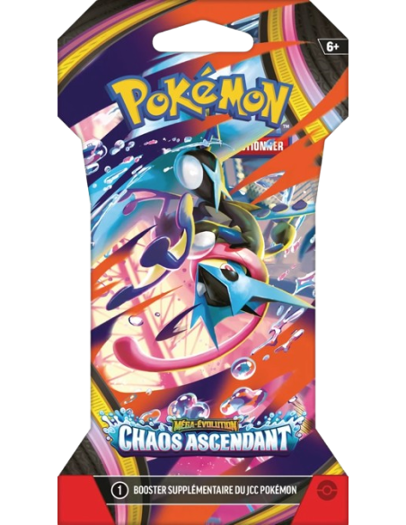 Booster blister Pokémon ME04 Chaos Ascendant [FR] - Accueil | Keytwo.be votre boutique Pokémon de référence