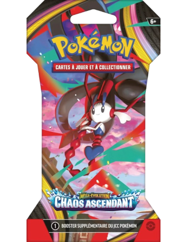Booster blister Pokémon ME04 Chaos Ascendant [FR] - Accueil | Keytwo.be votre boutique Pokémon de référence