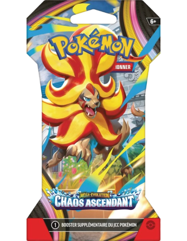 Booster blister Pokémon ME04 Chaos Ascendant [FR] - Accueil | Keytwo.be votre boutique Pokémon de référence