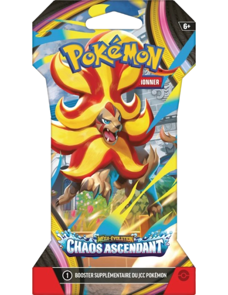Booster blister Pokémon ME04 Chaos Ascendant [FR] - Accueil | Keytwo.be votre boutique Pokémon de référence