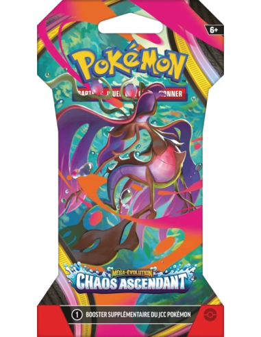 Booster blister Pokémon ME04 Chaos Ascendant [FR] - Accueil | Keytwo.be votre boutique Pokémon de référence