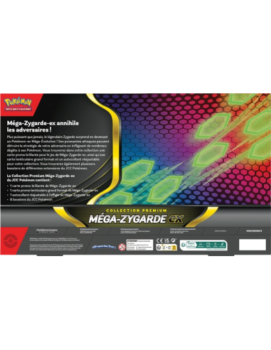 Coffret Pokémon, premium Méga-Zygarde EX  [FR] - Accueil | Keytwo.be votre boutique Pokémon de référence