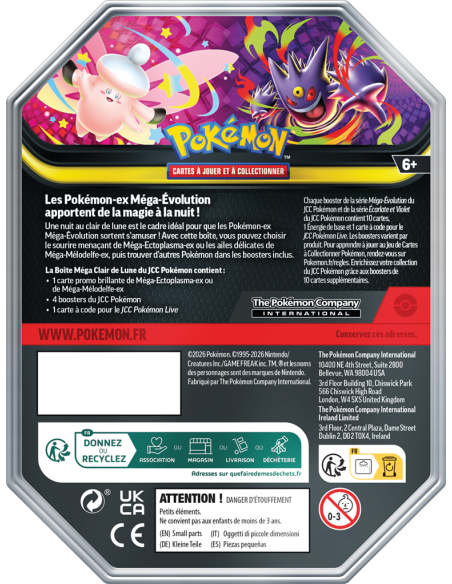 Pokébox Méga-Ectoplasma [FR] - Accueil | Keytwo.be votre boutique Pokémon de référence
