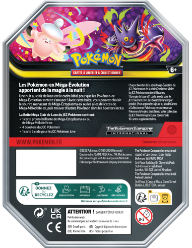 Pokébox Méga-Mélodelfe [FR] - Accueil | Keytwo.be votre boutique Pokémon de référence