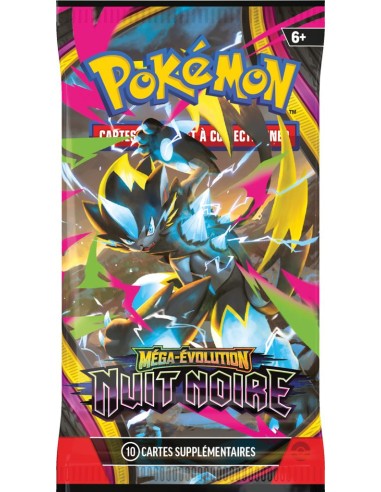Booster blister Pokémon ME05 Nuit Noire [FR] - Produits Pokémon scellés | Keytwo.be votre boutique Pokémon de référence