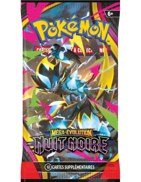 Booster blister Pokémon ME05 Nuit Noire [FR] - Produits Pokémon scellés | Keytwo.be votre boutique Pokémon de référence
