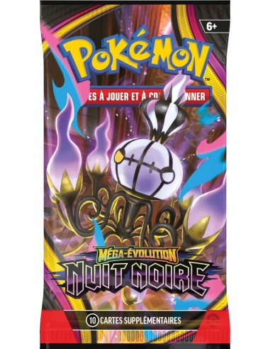 Booster blister Pokémon ME05 Nuit Noire [FR] - Produits Pokémon scellés | Keytwo.be votre boutique Pokémon de référence
