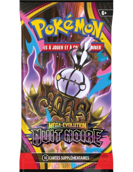 Booster blister Pokémon ME05 Nuit Noire [FR] - Produits Pokémon scellés | Keytwo.be votre boutique Pokémon de référence