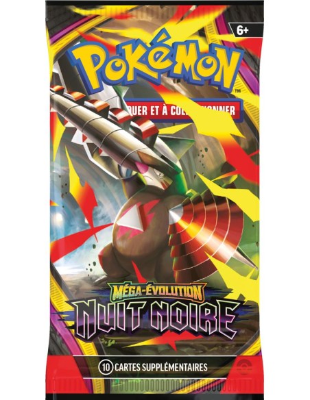 Booster blister Pokémon ME05 Nuit Noire [FR] - Produits Pokémon scellés | Keytwo.be votre boutique Pokémon de référence