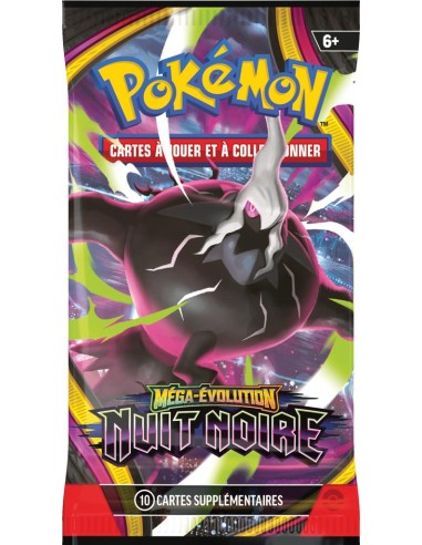 Booster blister Pokémon ME05 Nuit Noire [FR] - Produits Pokémon scellés | Keytwo.be votre boutique Pokémon de référence