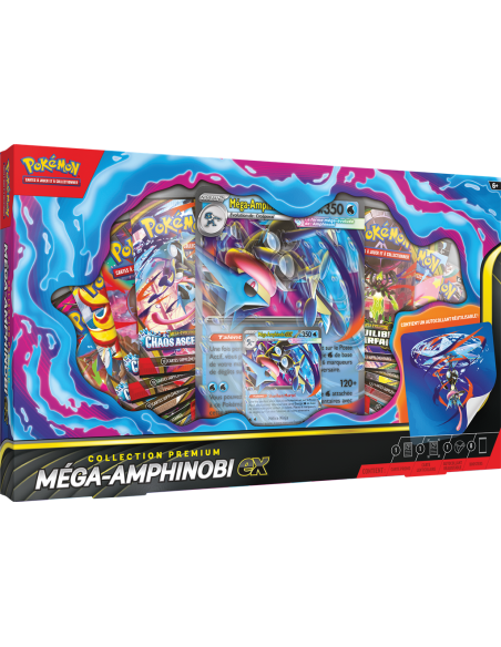 Coffret Pokémon Méga-Amphinobi ex [FR] - Accueil | Keytwo.be votre boutique Pokémon de référence