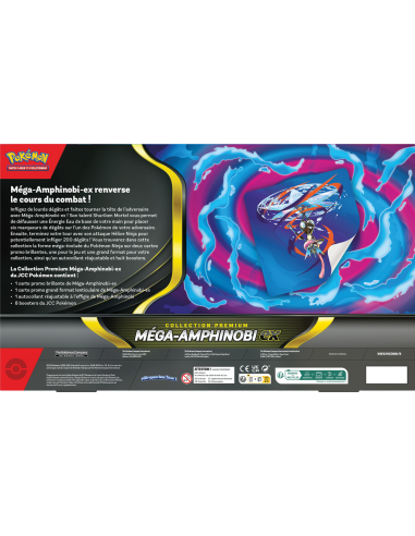 Coffret Pokémon Méga-Amphinobi ex [FR] - Accueil | Keytwo.be votre boutique Pokémon de référence