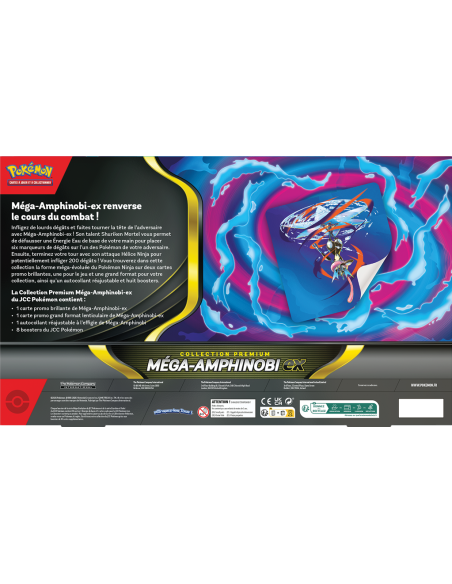 Coffret Pokémon Méga-Amphinobi ex [FR] - Accueil | Keytwo.be votre boutique Pokémon de référence