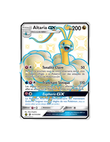 Altaria GX FA Shiny - Carte Pokémon SV77/SV94 Destinées Occultes S&L 11.5 NEUVE FR - Cartes Pokémon Françaises | Keytwo.be votr
