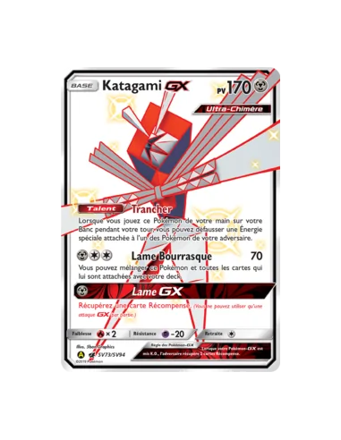 Katagami GX FA Shiny - Carte Pokémon SV73/SV94 Destinées Occultes S&L 11.5 NEUVE FR - Cartes Pokémon Françaises | Keytwo.be vot