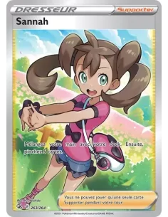 Dresseur Sannah - Carte Pokémon 263/264  Poing De Fusion E&B 8 NEUVE FR - Cartes Pokémon Françaises | Keytwo.be votre boutique P