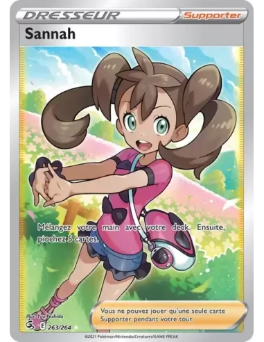 Dresseur Sannah - Carte Pokémon 263/264 Poing De Fusion E&B 8 NEUVE FR - Cartes Pokémon Françaises | Keytwo.be votre boutique P