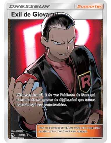 Exil de Giovanni - Carte Pokémon 67/68 Destinées Occultes S&L 11.5 NEUVE FR - Cartes Pokémon Françaises | Keytwo.be votre bouti