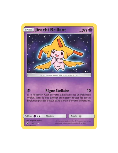 Jirachi Brillant - Carte Pokémon 43/73 Légendes Brillantes S&L 3.5 NEUVE FR - Cartes Pokémon Françaises | Keytwo.be votre bouti