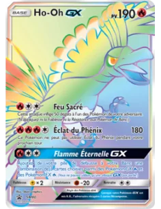 Ho-oh GX FA  - Carte Pokémon SM80 Black Star Soleil et Lune S&L 3.5NEUVE FR - Cartes Pokémon Françaises | Keytwo.be votre boutiq
