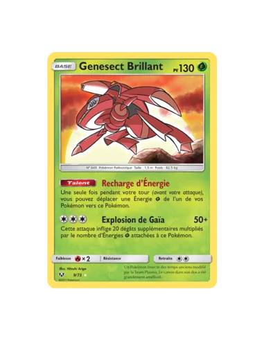 Genesect Brillant - Carte Pokémon 9/73 Légendes Brillantes S&L 3.5 NEUVE FR - Cartes Pokémon Françaises | Keytwo.be votre bouti